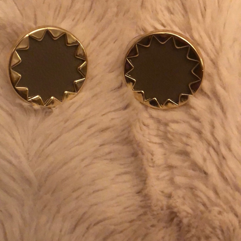 House of Harlowe Sunburst Brown Earrings